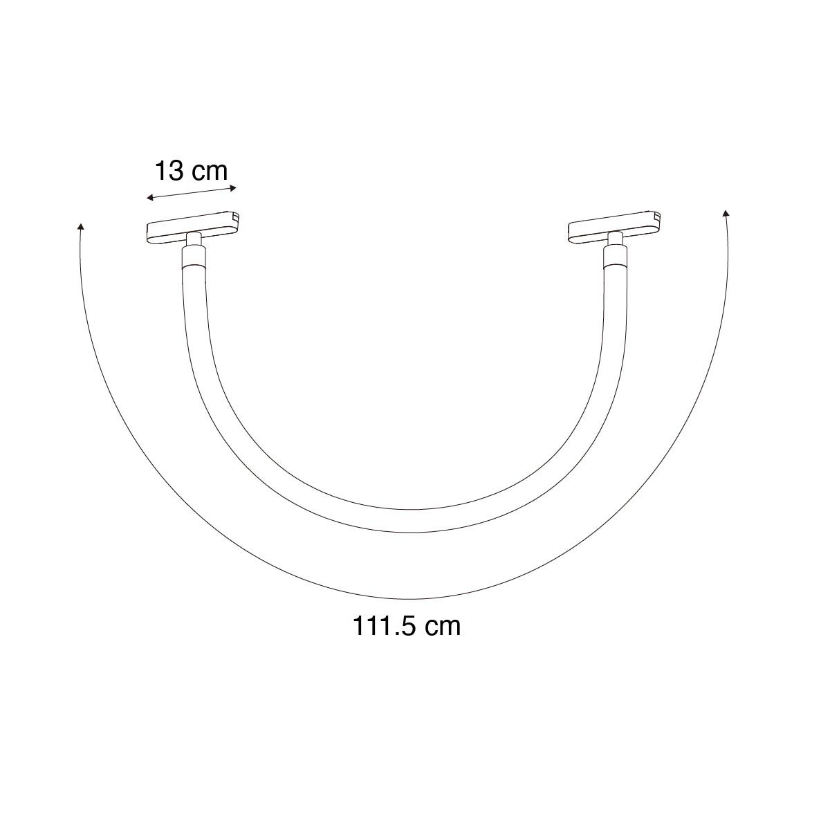 Moderne hanglamp wit voor railsysteem 1-fase 8W 3000K - Magnetic Tautau
