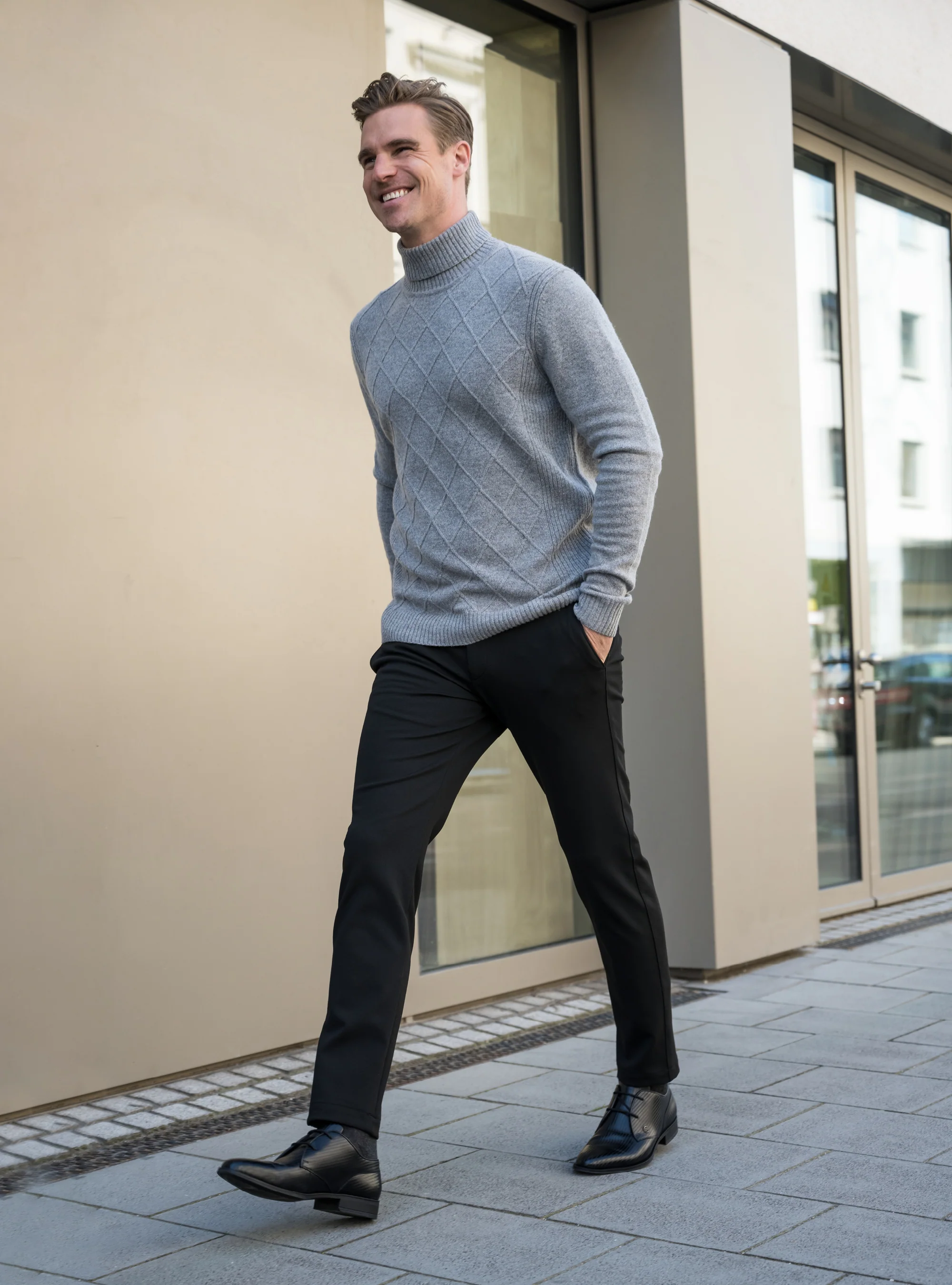 Business Schnürer schwarz