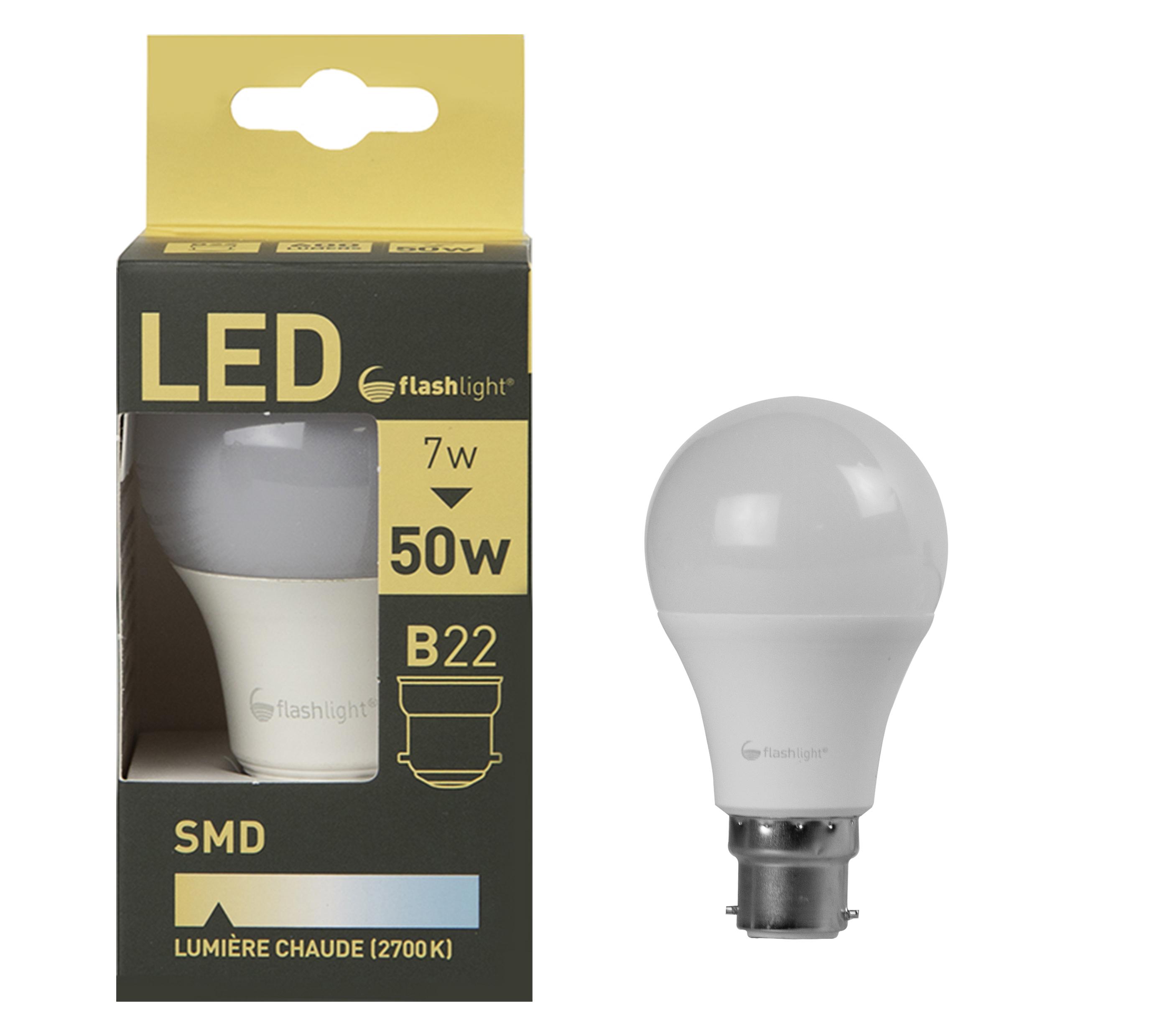 AMPOULE LED A60 B22 7W