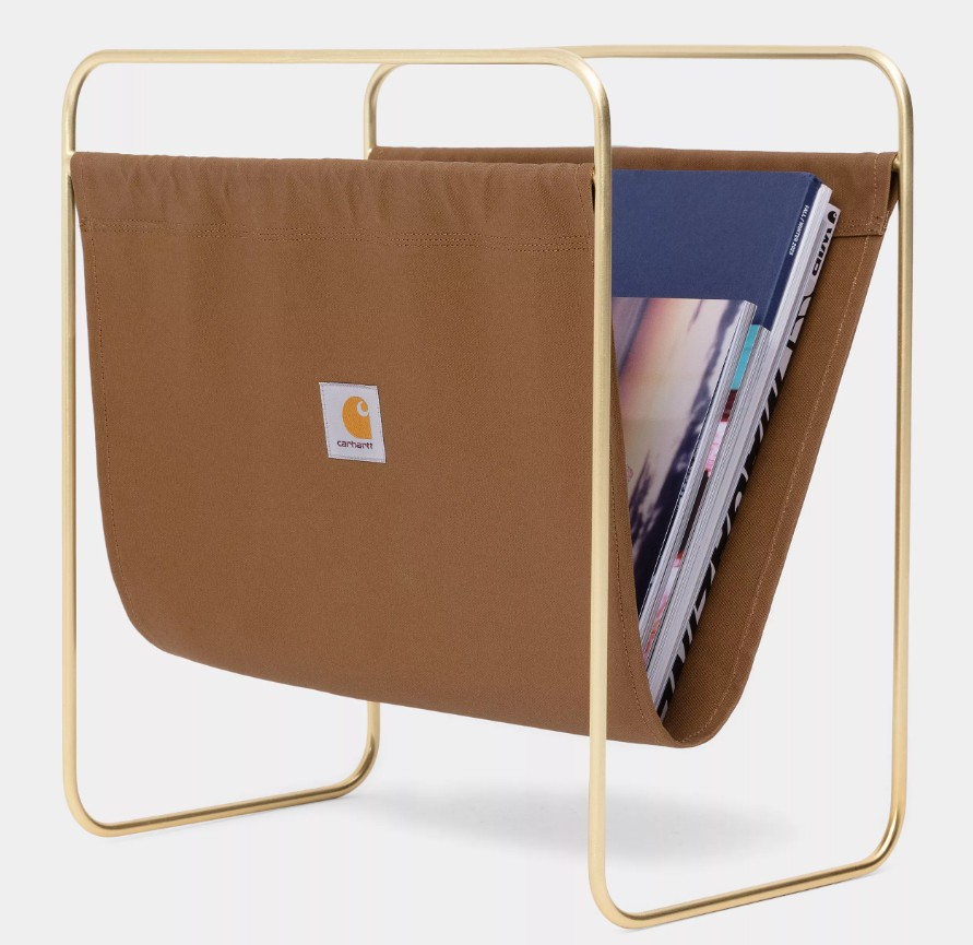 Carhartt WIP Canvas Magazine Stand Hamilton Brown