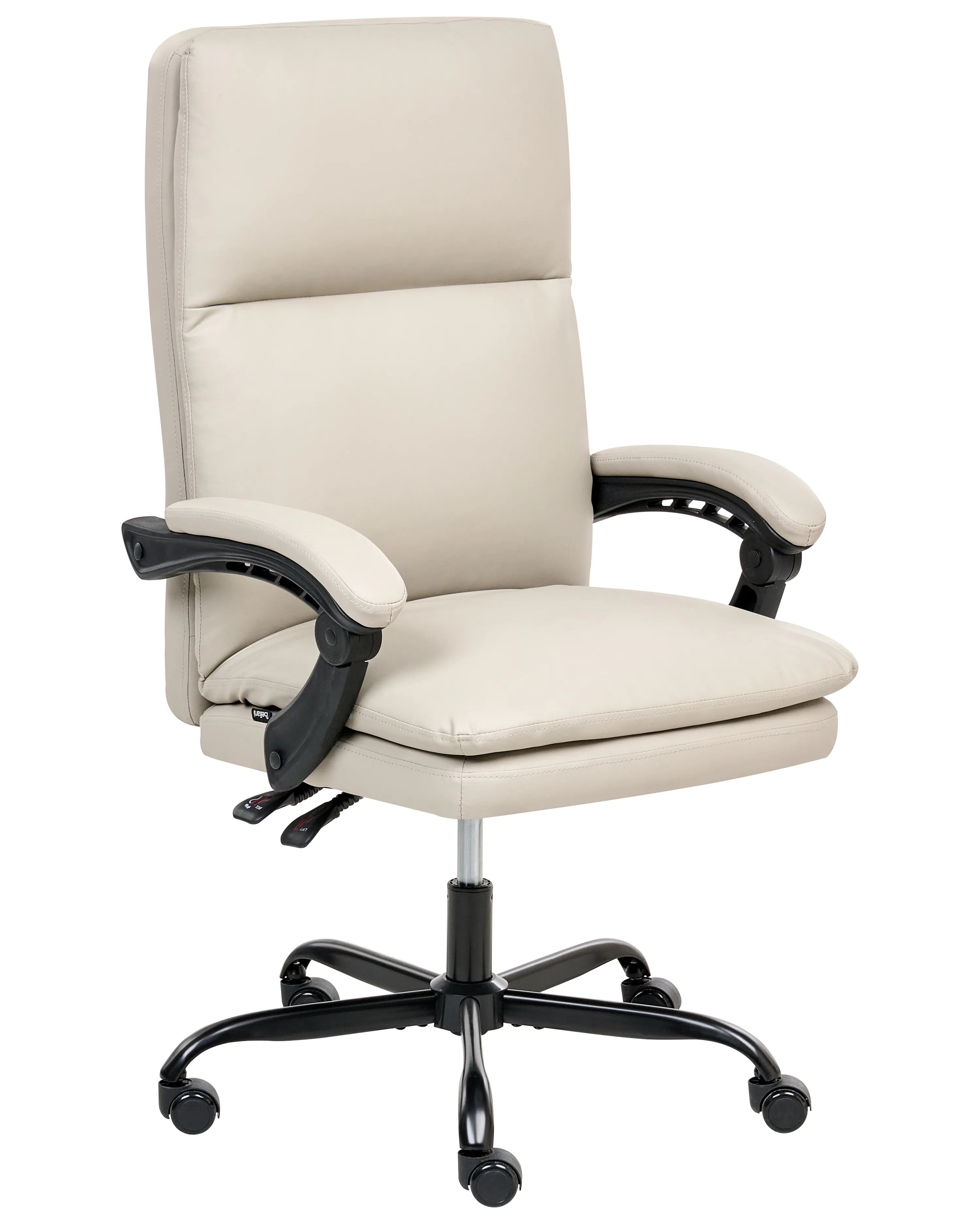 Directeursstoel SERENE Kunstleer Lichtbeige