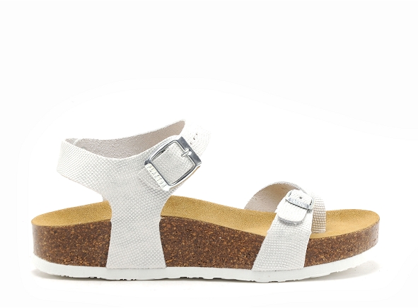 Plakton nu pieds plats femme cp zomba 341016 blanc