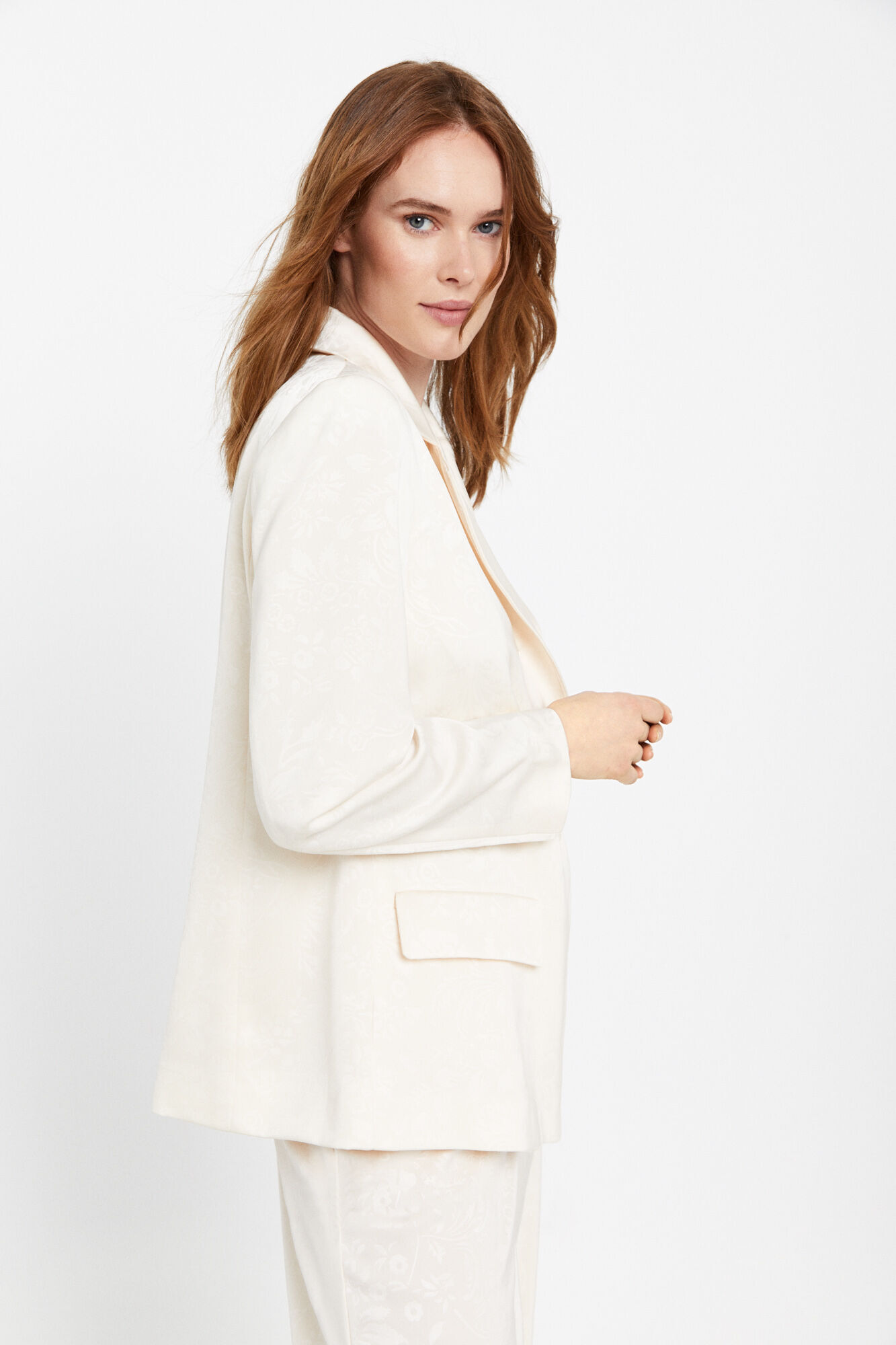 Blazer Jacquard - Branco