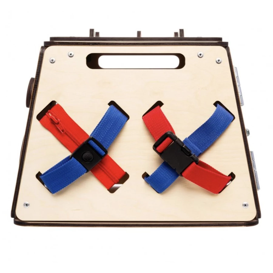 Montessori® Activity Board, Montessori Holzspielzeug, Lernspielzeug Montessori® by Busy Kids mehrfarbig