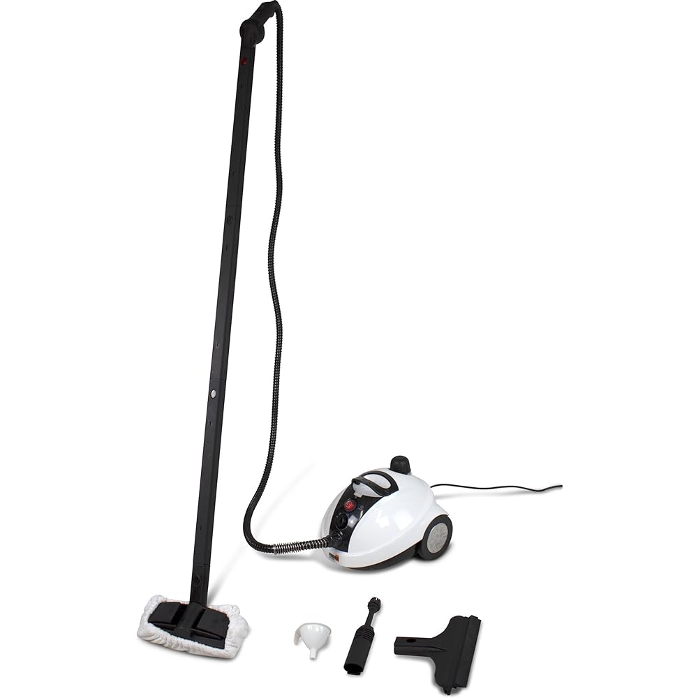 FEIDER Nettoyeur Vapeur 1300 W Chauffe Rapide en 5 Min, Pression 3,5 Bar, Réservoir 0,7 L, Accessoires Inclus, Flexible 2 m, Protection Surchauffe – FHNVT1300 : Cuisine et Maison