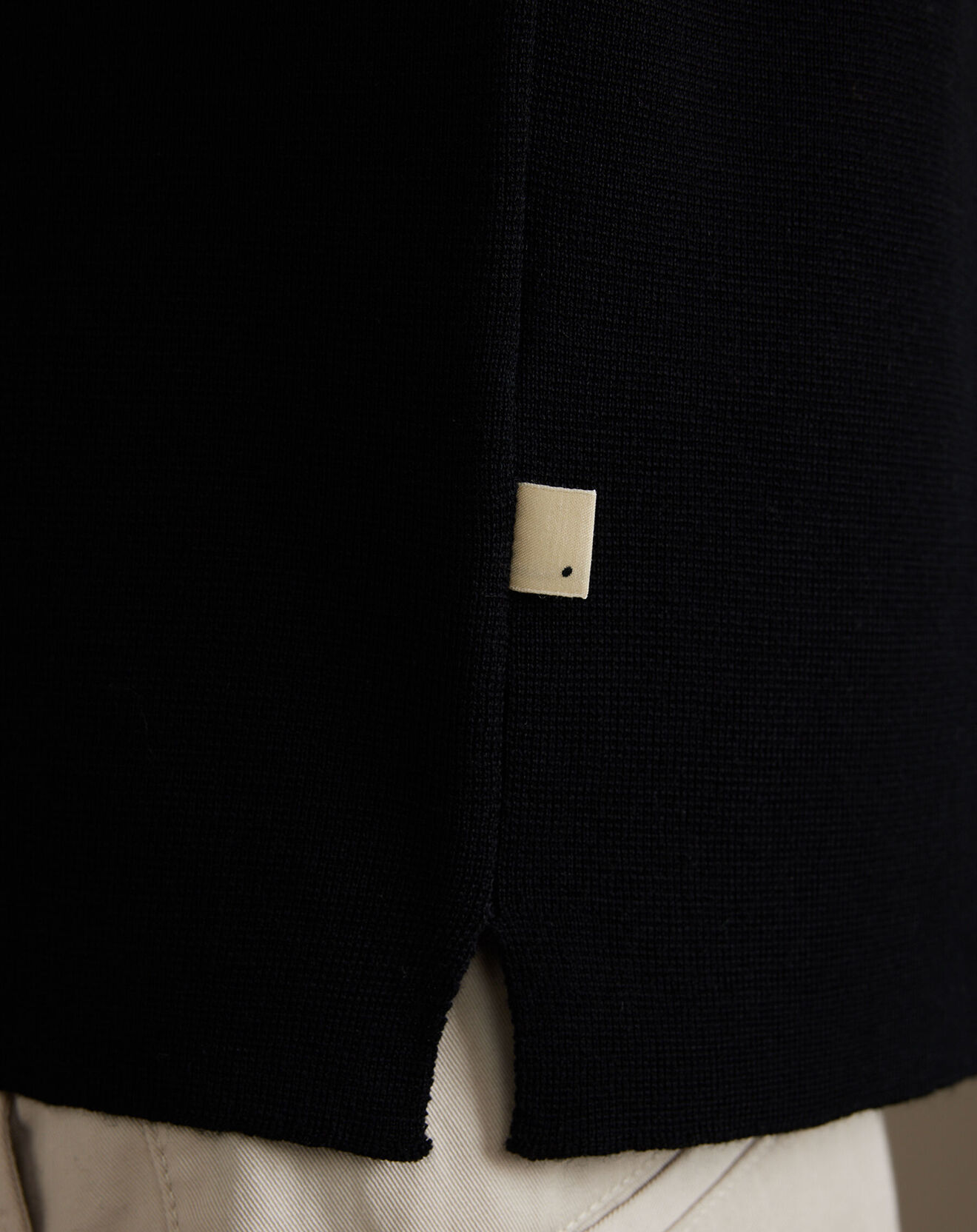 Bellerose Polo 100% Laine Dynay noir