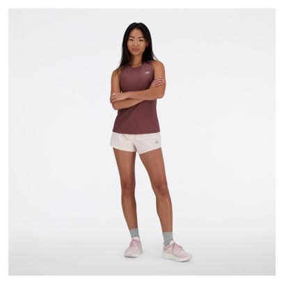 Débardeur New Balance Q Speed Jacquard Violet Femme