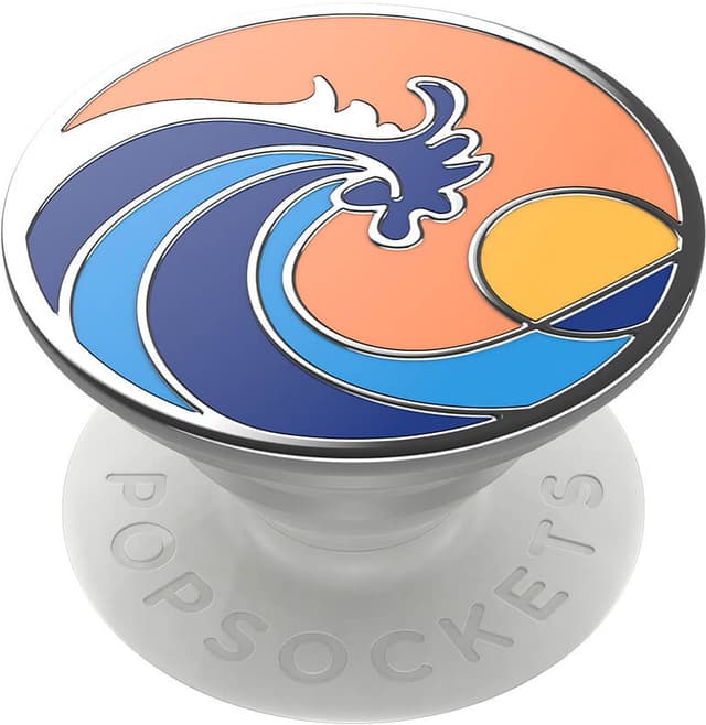 Popsockets Premium greb til mobile enheder (Enamel Wave Coral)