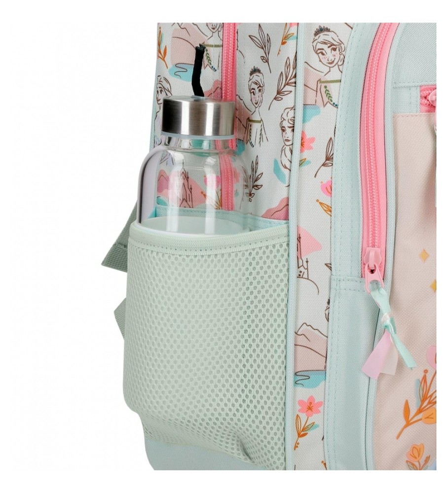 Mochila infantil verde Disney Frozen Strong Spirit