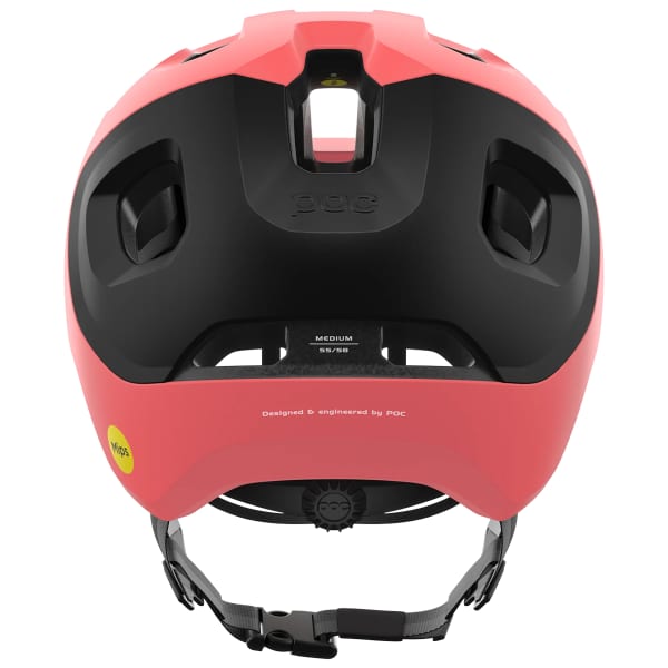 Casque VTT POC AXION RACE MIPS AMMOLITE CORAL/URANIUM BLACK MATT