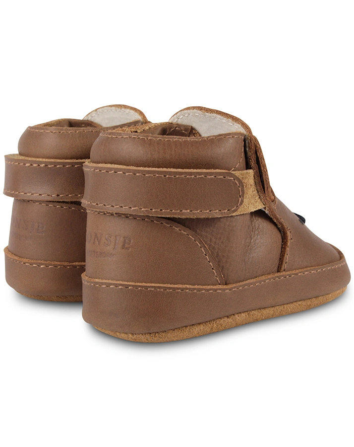 Krabbelschuhe MORRIS - BEAR in cognac