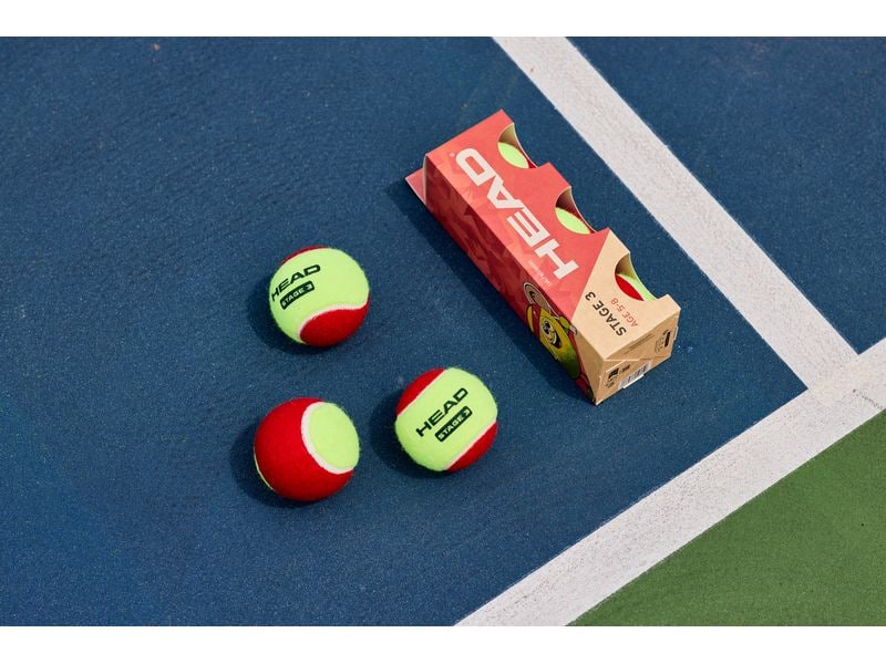 HEAD Tennisbälle Stage 3 3er-Pack Tennisbälle