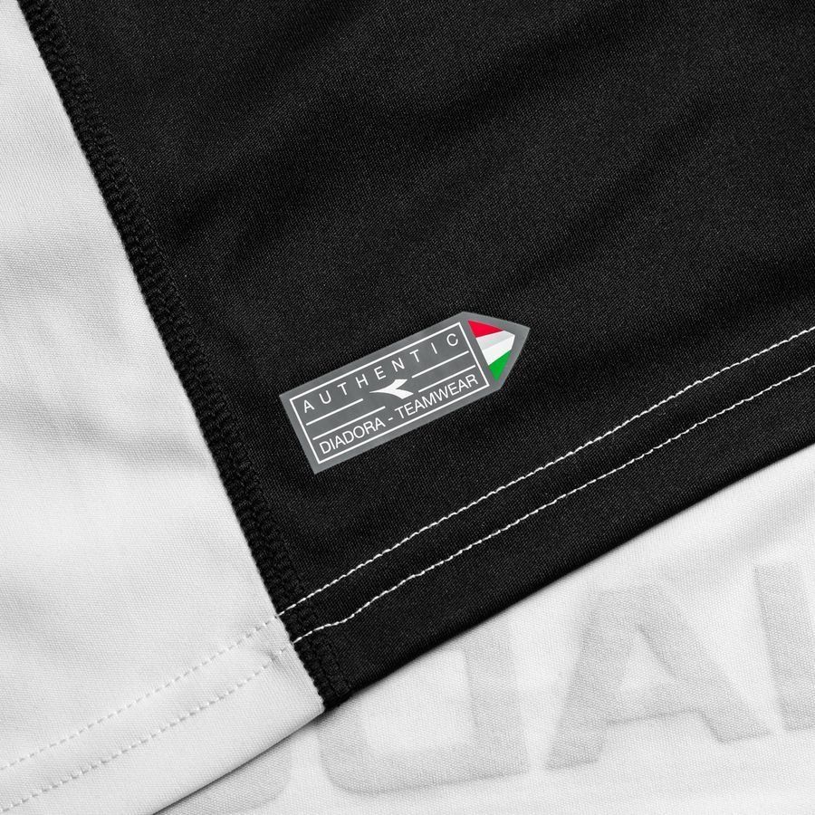 Diadora T-shirt d'Entraînement Equipo - Noir/Blanc Enfant