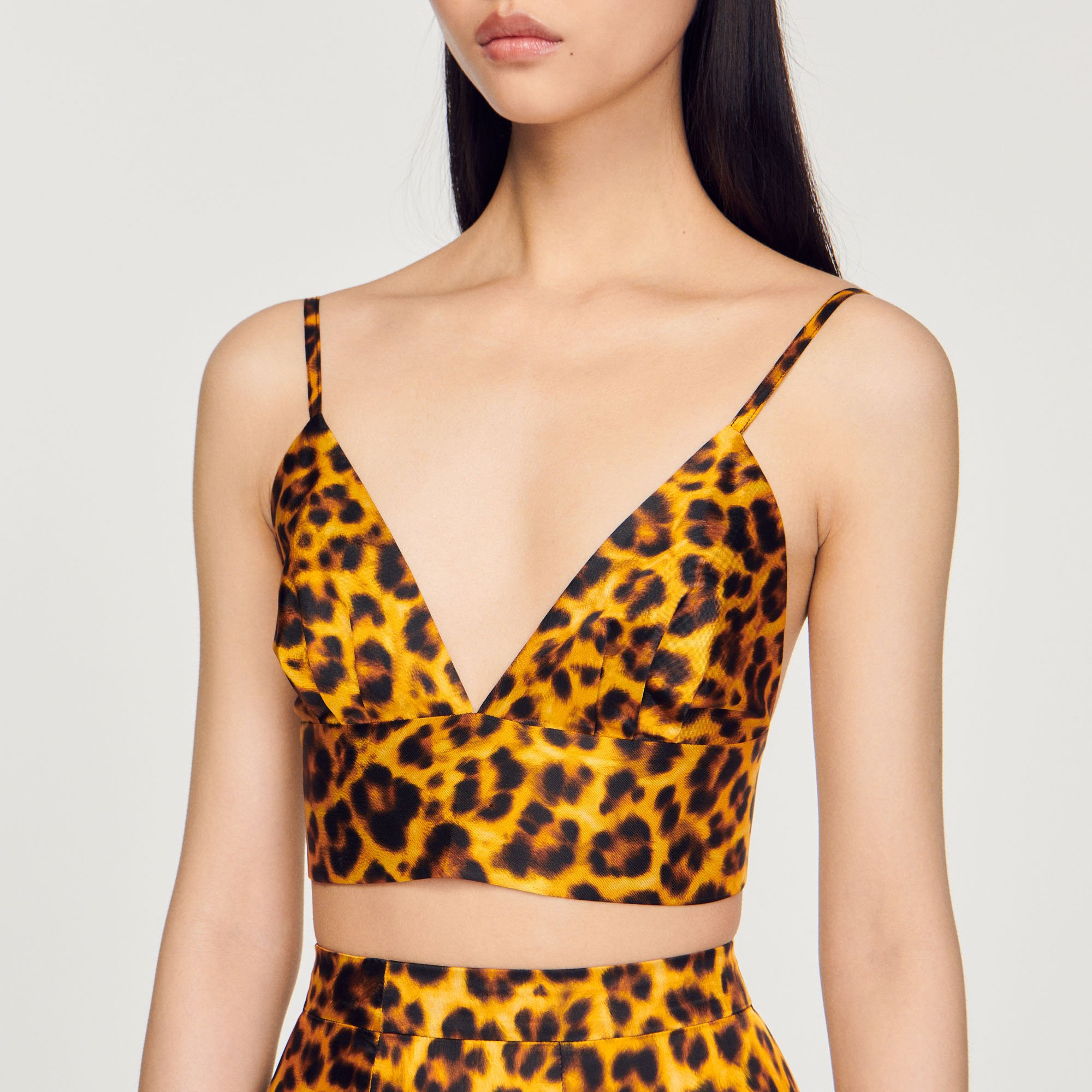 Top brassiére leopard