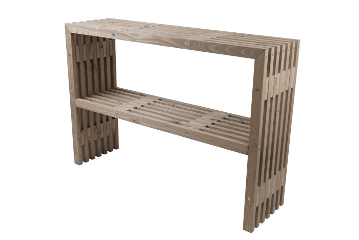 Tralle plantebord rustik 115 x 32 x 80 cm