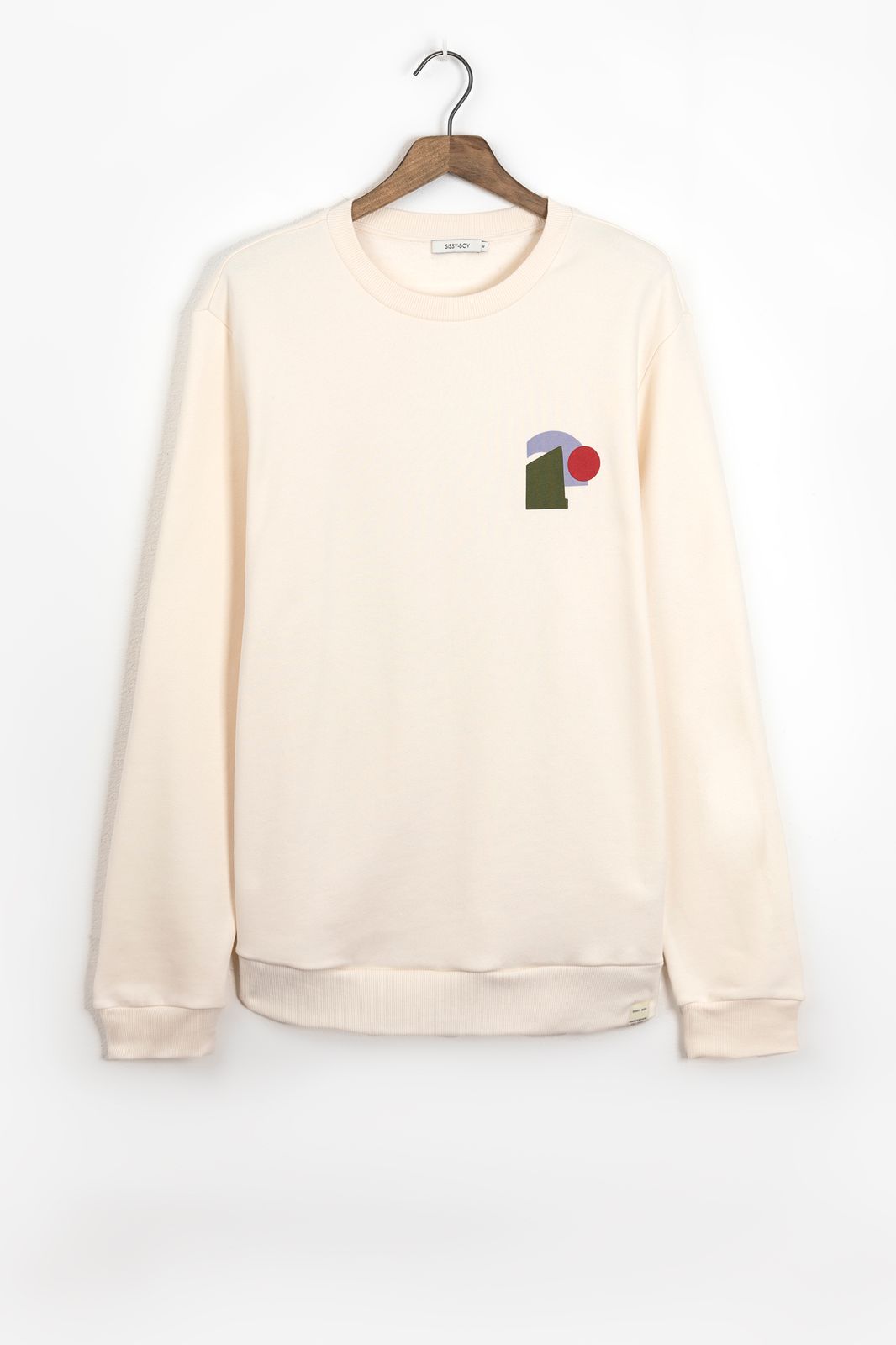 Off-white sweater met artwork