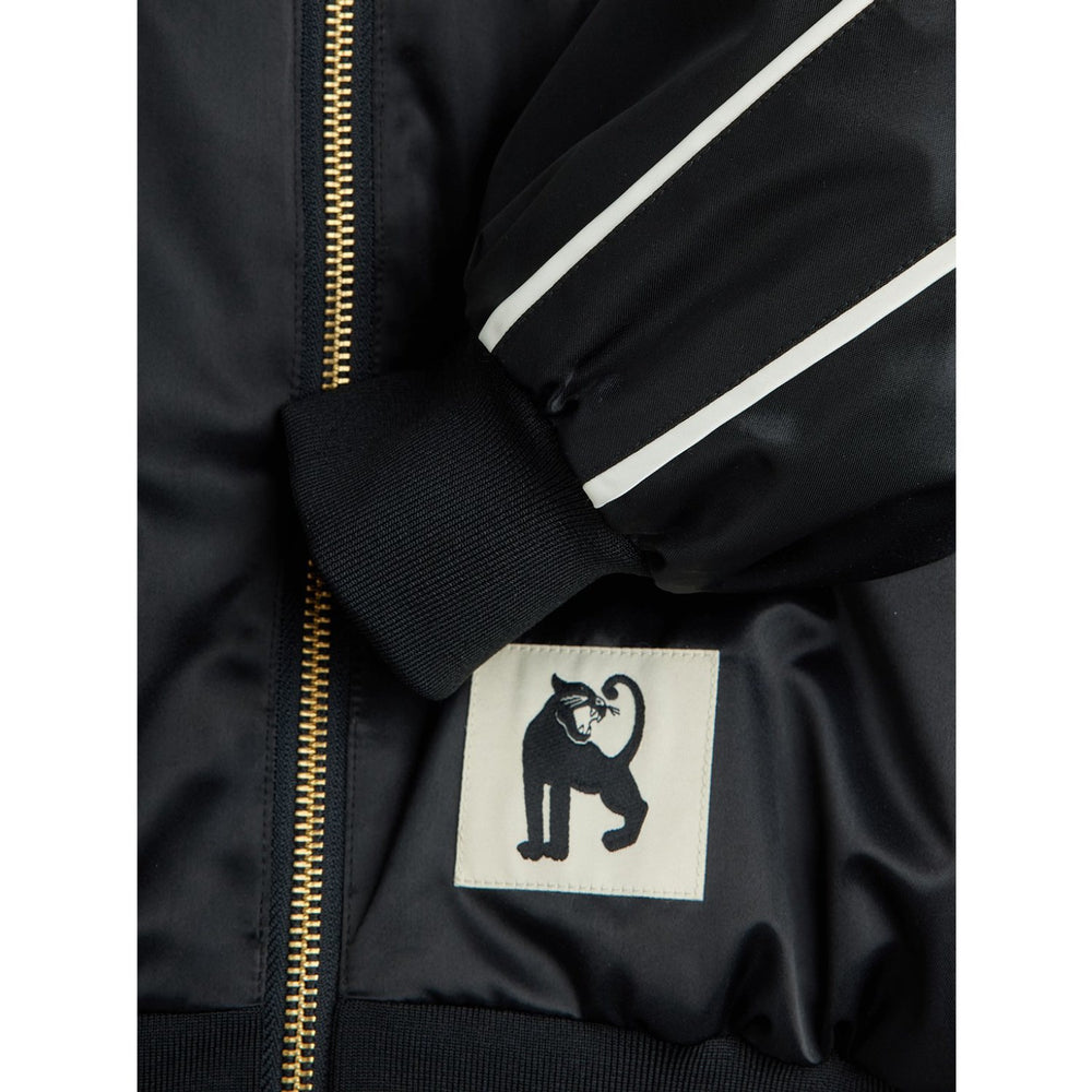 Køb Mini Rodini Black United Aliens Unlimited Satin Baseball Jakke