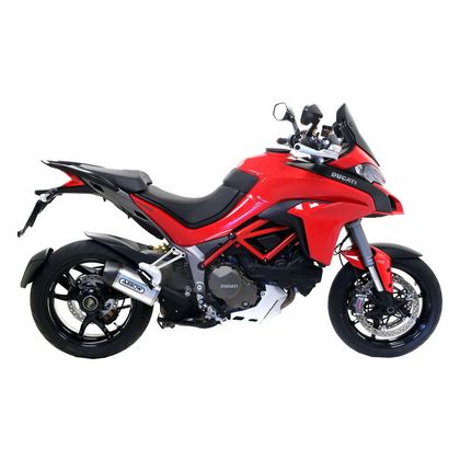 Silencieux Arrow indy race alu dark embout carbone