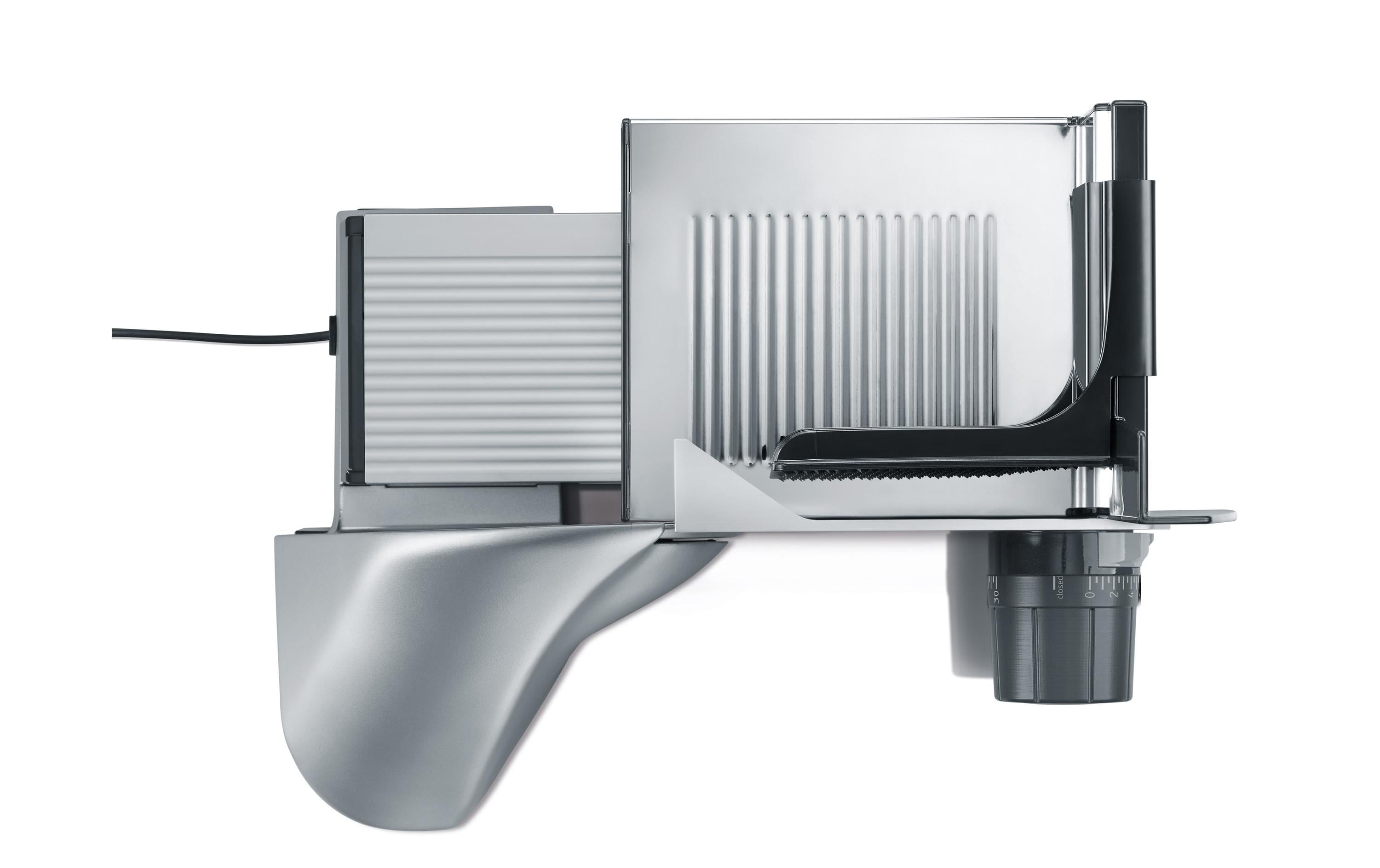 Schneidemaschine SKS 500 Swiss Edition Silber<br>Kompakter Allesschneider mit hochwertigem Vollmetallgehäuse