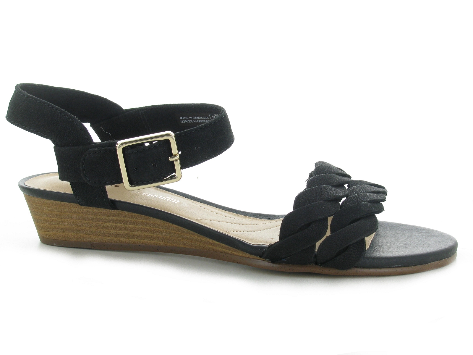Clarks-MENA BLOSSOM Cuir Velours Noir