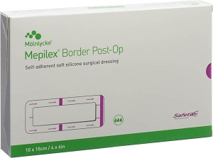 MEPILEX Border Post OP 10x15cm, 10 Stück