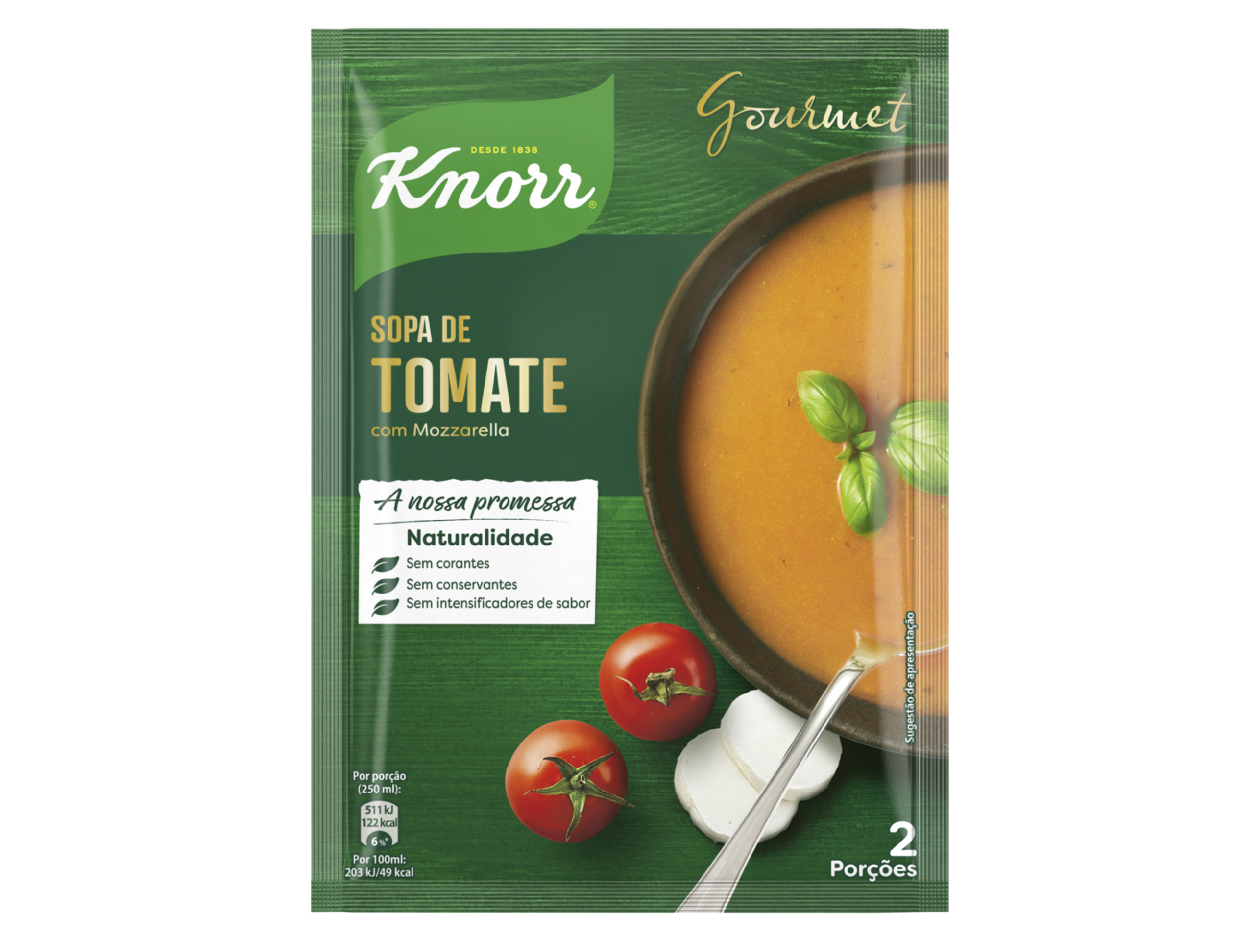 SOPA TOMATE MOZARELA GOUR KNORR 64GR