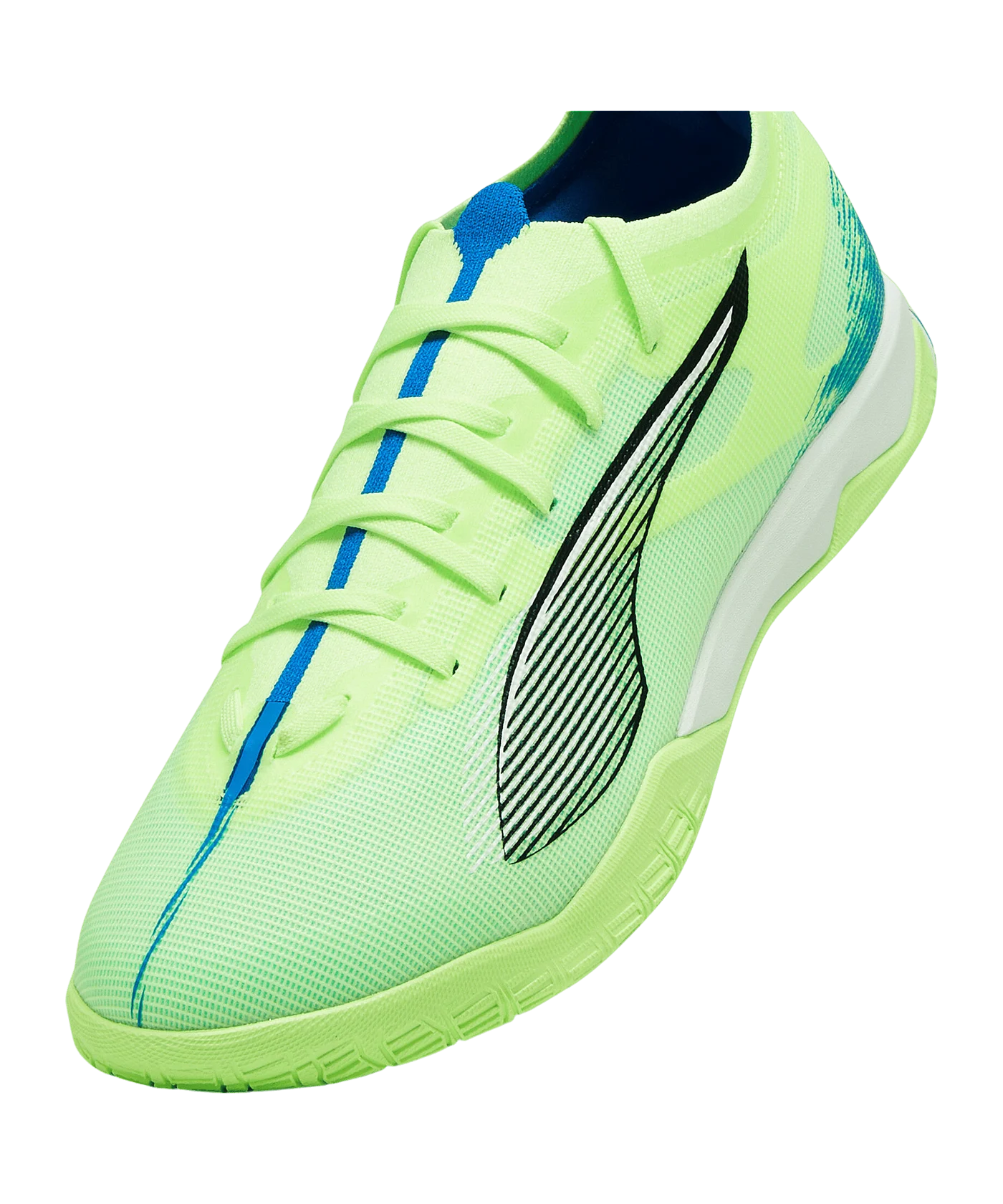 PUMA ULTRA 5 Match IN Lights Out Grün Weiss F03