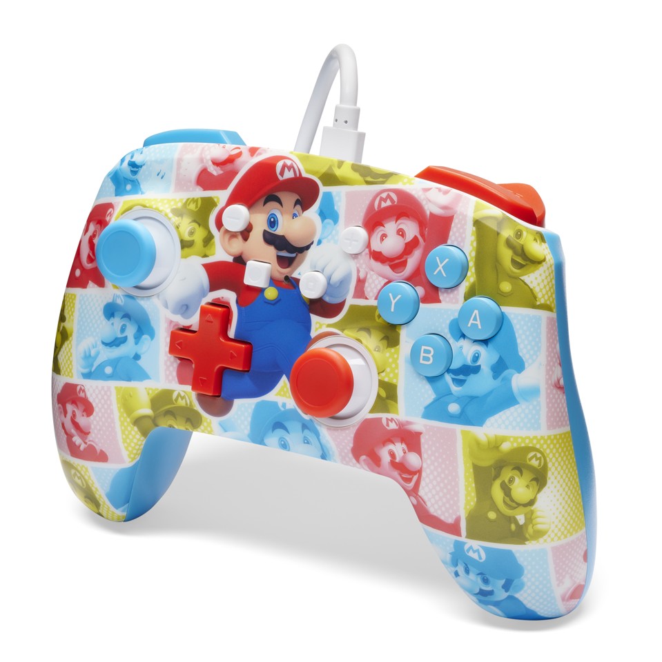 PowerA Enhanced Wired Controller - Mario Hero Reel (Nintendo Switch)