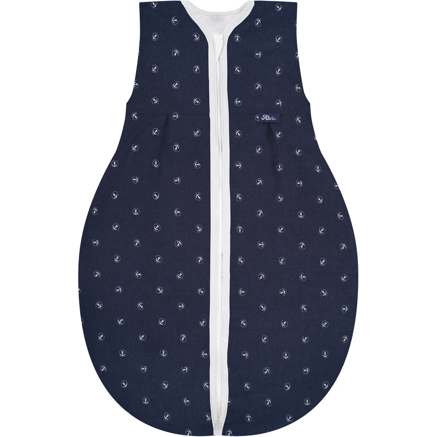 Alvi® Schlafsack Jersey Light New Anker marine