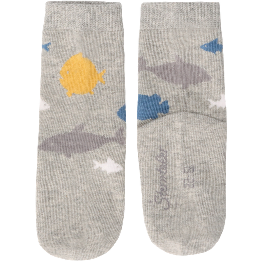 Sterntaler Socken 3er-Pack Fische mattgelb