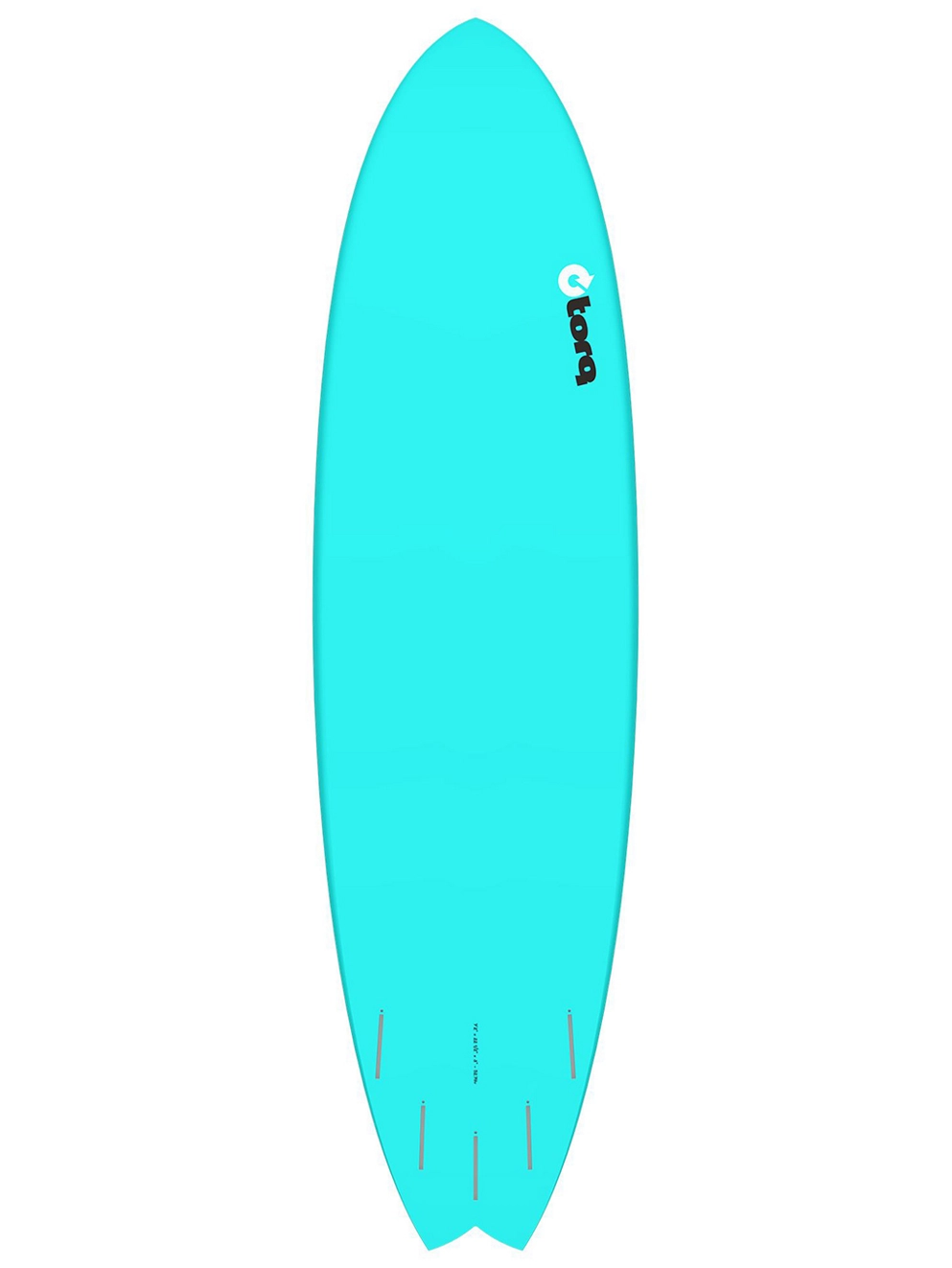 Torq Epoxy Tet Mod Fish Pinlines 7'2 Surfboard blue