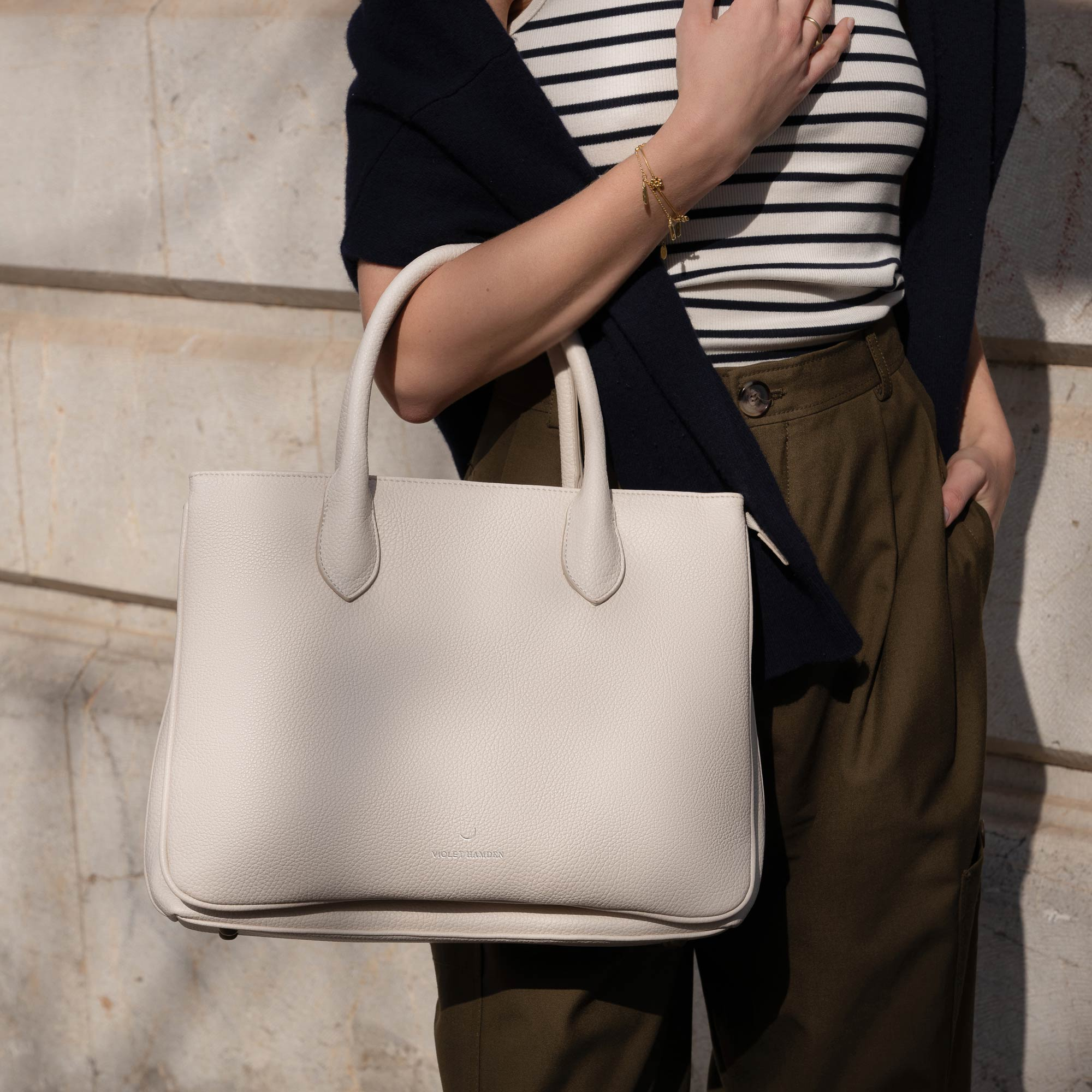 handtas, schoudertas Violet Hamden Violet Hamden Beige