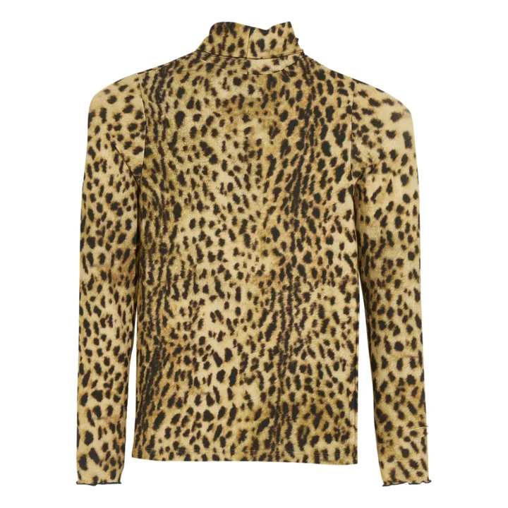 Bellerose Col roulé Léopard Velfie | Beige