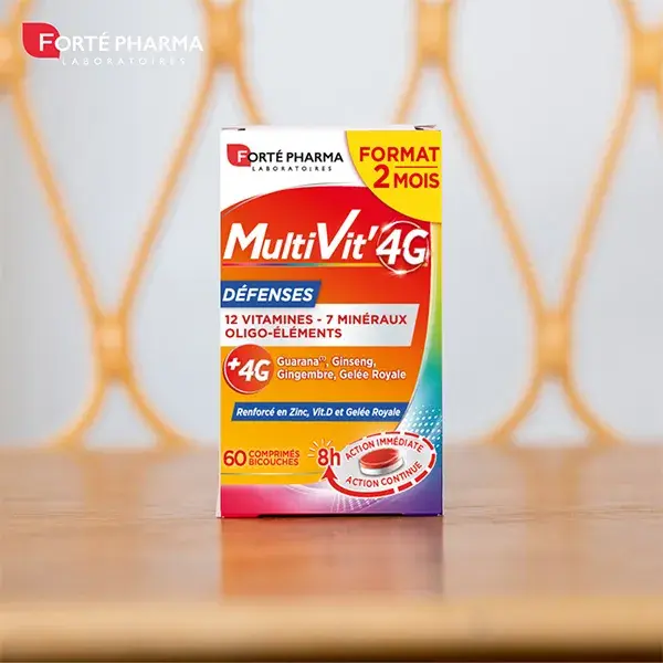 Forté Pharma Multivit' 4G Défenses 60 comprimés