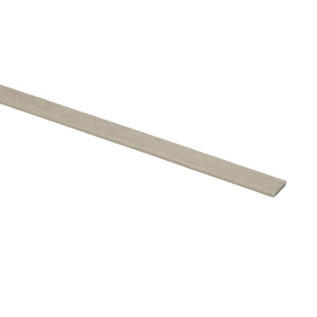 Watervaste plakplint nr 923 4x24mm 240cm PVC