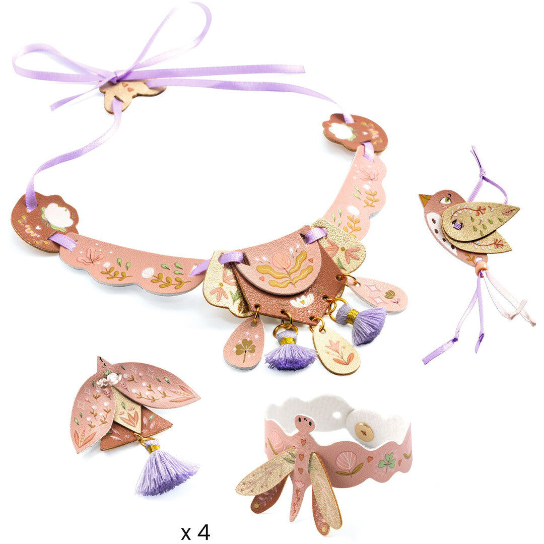Djeco knutselset diy sieradenset - miss rosefinch