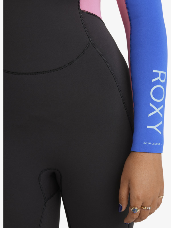 4/3mm Prologue+ Combinaison de surf back zip Bleu Femme
