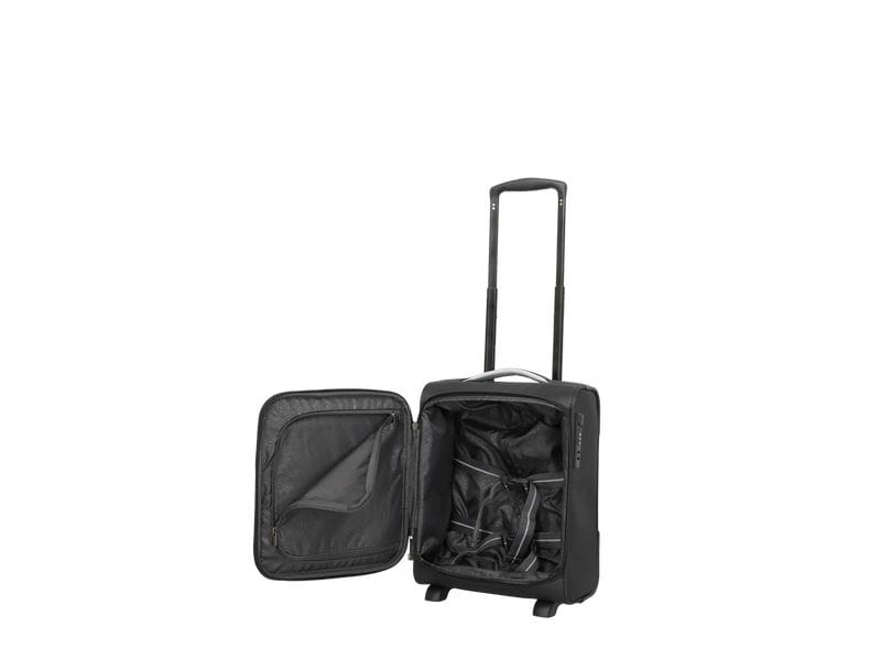 travelite Jetpack Trolley S Easy 2w Schwarz Reisekoffer