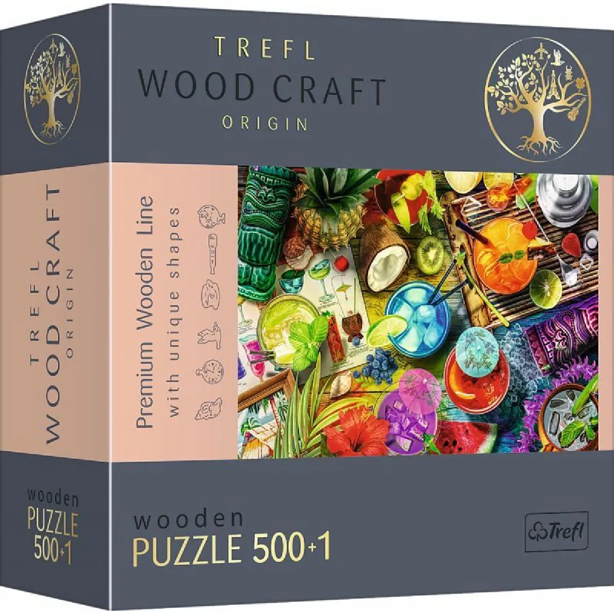 Trefl Puzzle - Cocktails Colorés