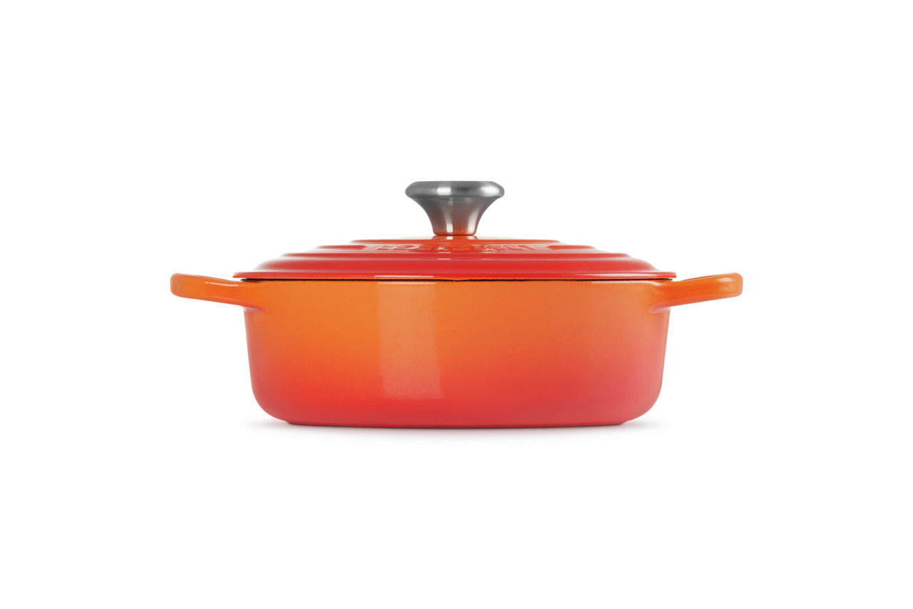 LE CREUSET Gourmet Bräter 24cm Ofenrot SIGNATURE