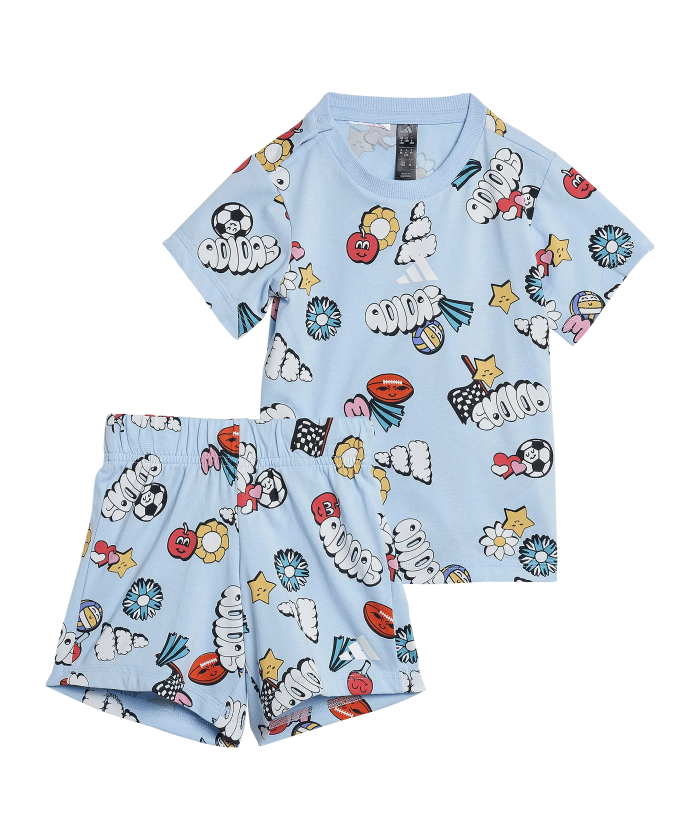 adidas Seasonal Essentials Fun T-Shirt Kids Blau