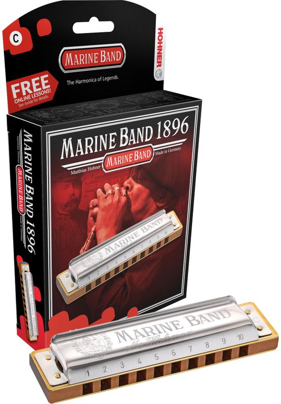 Hohner Marine Band 1896 Harmonica B Natural Minor