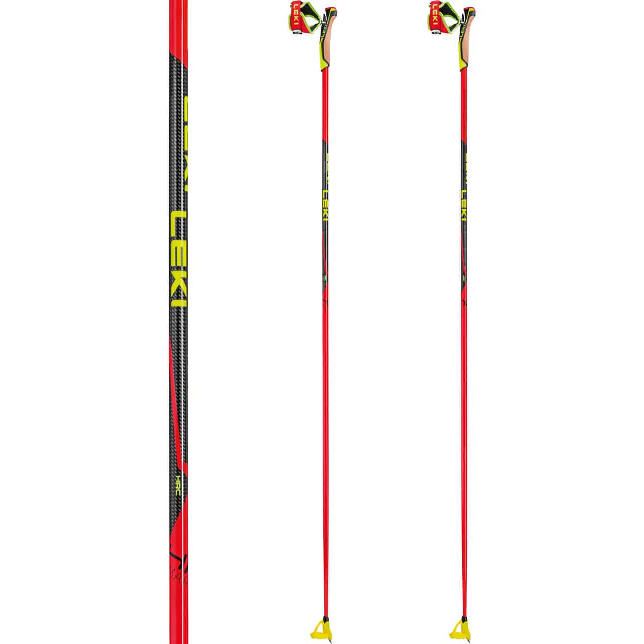 Leki HRC Marathon bright red/neonyellow/black | Leki Langlauf Skistöcke | Leki | L | MARKEN | XSPO