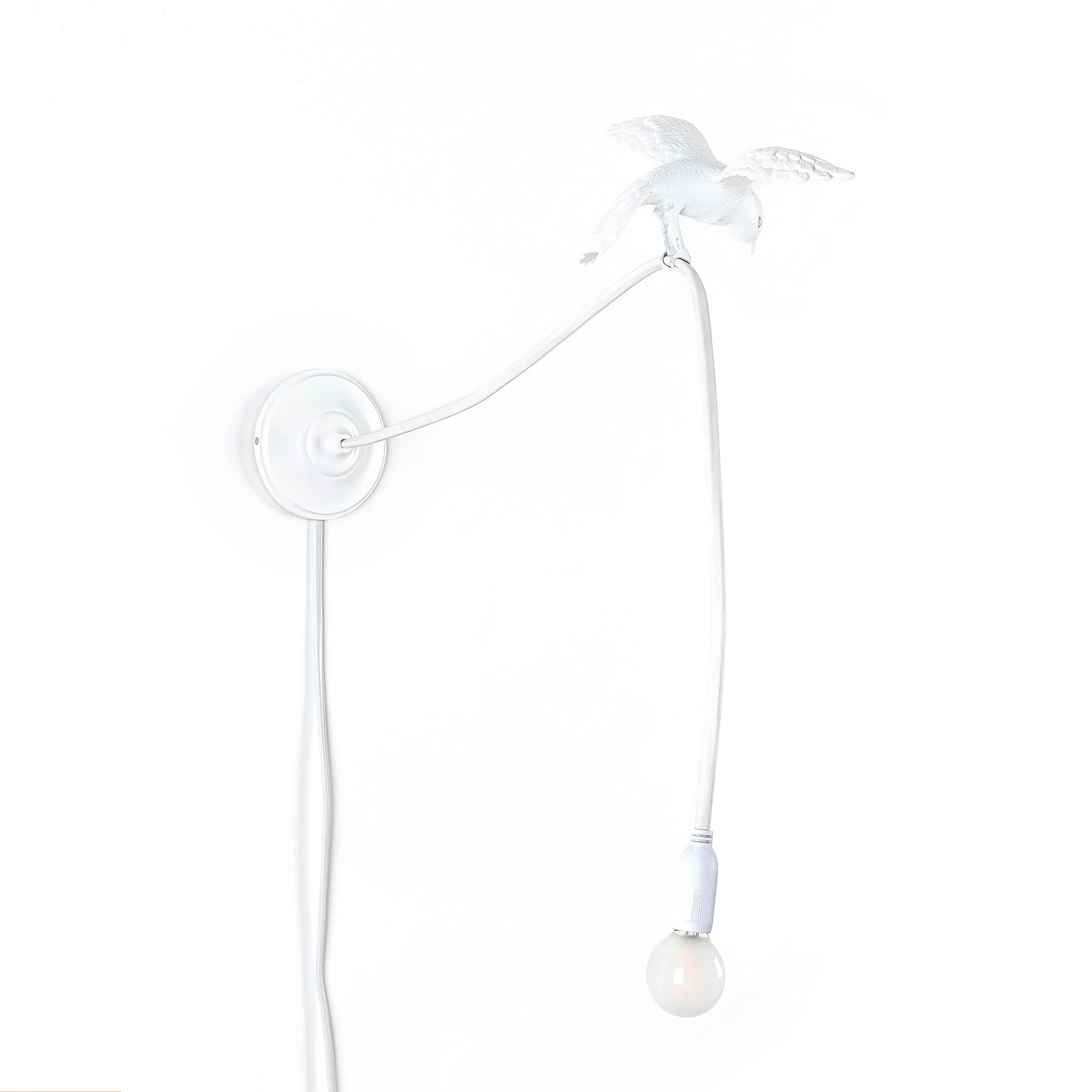 SPARROW / LANDING - Applique avec prise | Blanc
