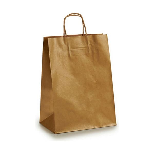 Papirpose Pincello 24311-ORO Gyllen 24 x 12 x 40 cm (25 enheter)