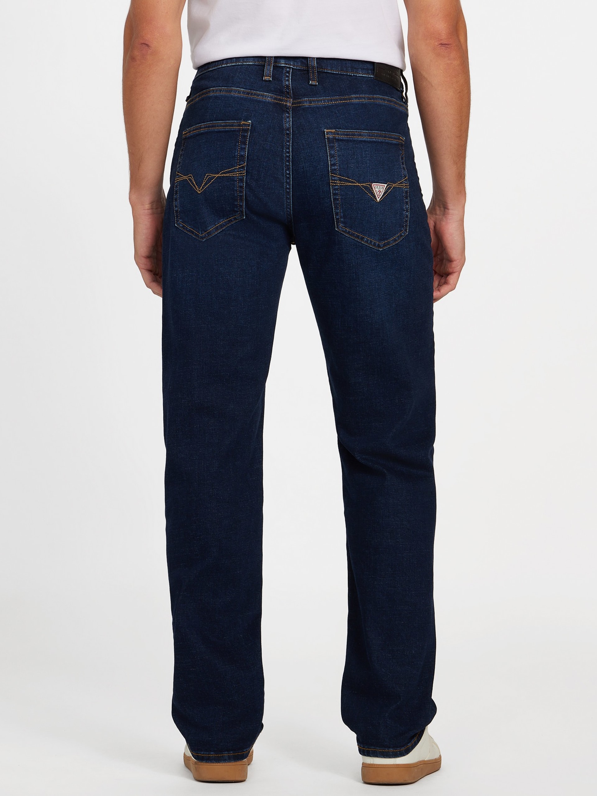 Calça jeans reta Eco Mason de corte regular