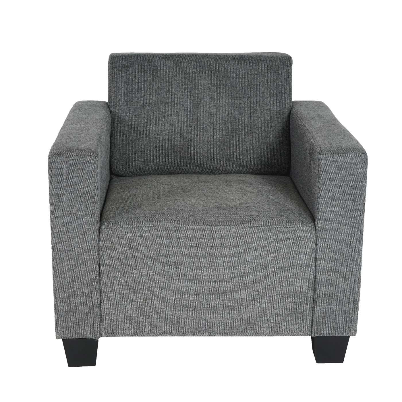 Modular Sofa-System Couch-Garnitur Moncalieri 4-1-1, Stoff/Textil ~ grau