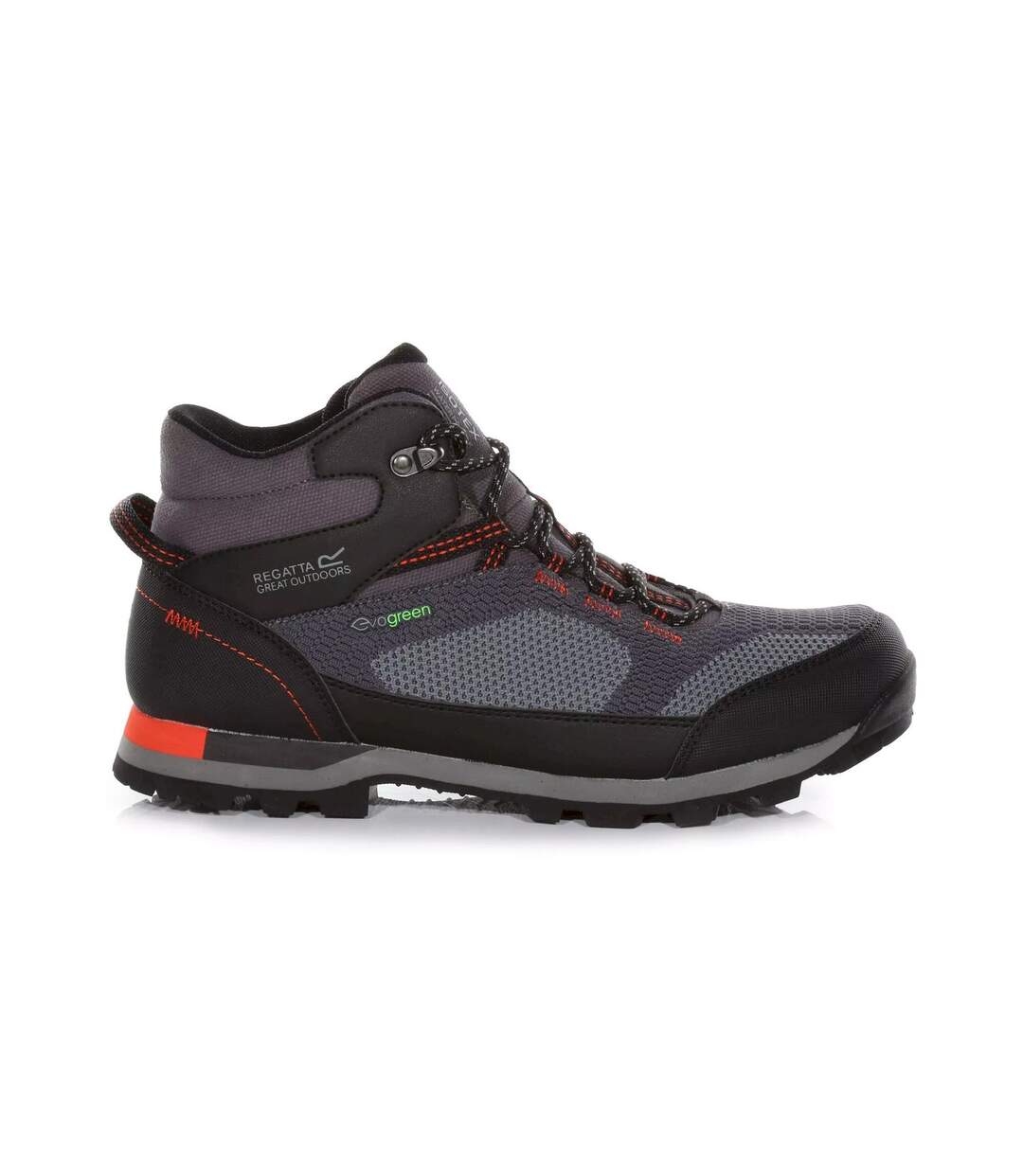 Regatta - Bottines de marche BLACKTHORN EVO - Homme (Gris foncé / Rouge orangé) - UTRG8429