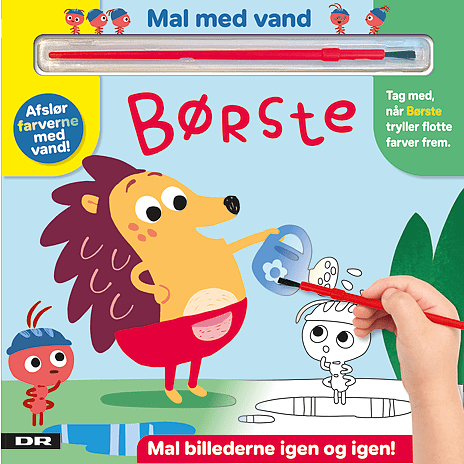 Mal med vand: Børste