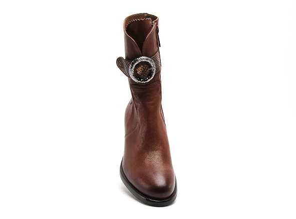 Muratti boots bottine talons femme rosureux marron